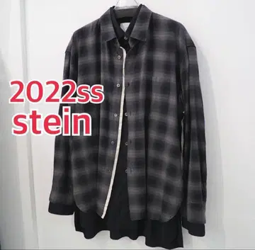 stein 22ss 오버 사이즈 레이어드 긴팔 셔츠 슈타인