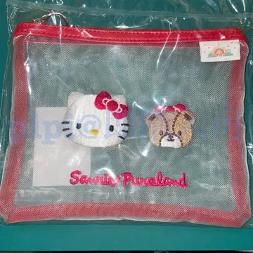 키티 타이니 참 친구 메쉬 파우치 퓨로랜드 굿즈