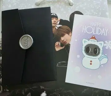 TXT HolidayGIFT 당첨 다고냥 메시지 카드