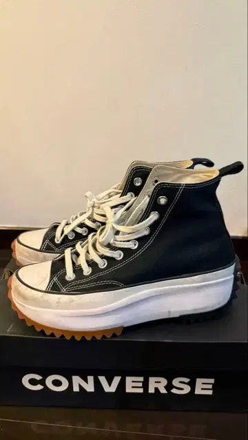 CONVERSE 란스타 한국 하이컷 스니커즈