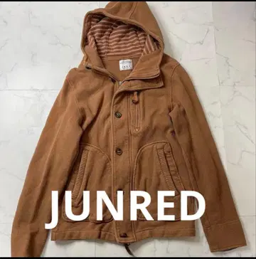 JUNRED 후디드 자켓 Y2K 브라운 S