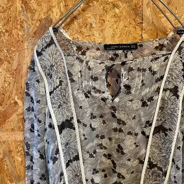 AE10089 ZARA WOMAN 긴팔 상의 블랙 여성용 24