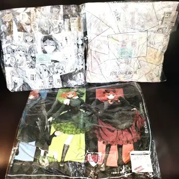 5등분의 신부 쿠션 x 2 빅 타월 한정판 굿즈 세트