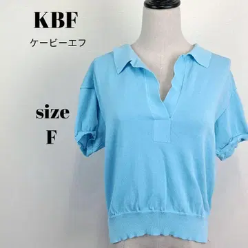 [ a1751 ] KBF KBF 반팔 폴로 니트 F 스카이블루