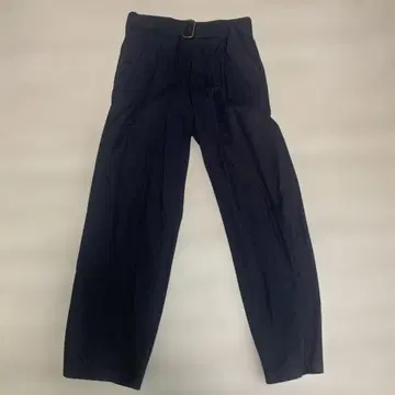 DRIES VAN NOTEN 네이비 와이드 팬츠 44