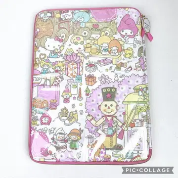 산리오 캐릭터즈 태블릿 케이스 래핑 핑크 PC iPad
