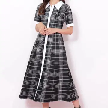 JILL by JILLSTUART 빅 체크 니트 원피스 즉시 구매 가능