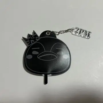 2PM THE RETURN 미니 부채 키링 준호 펭귄 블랙