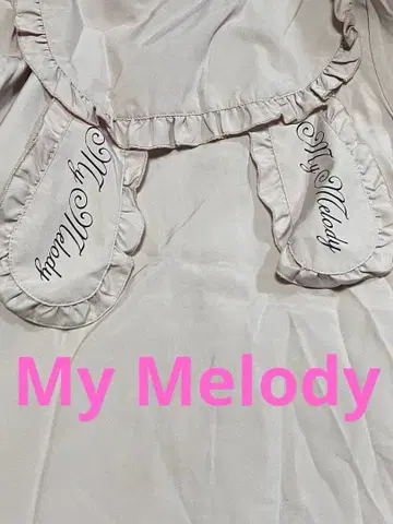 [ 완판템 ] 마이멜로디 토끼 귀 옷깃 블라우스 M 지뢰계 양산형 핑크