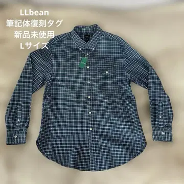 L.L. Bean 엘엘빈 긴팔 셔츠 복각 택 필기체 L 사이즈