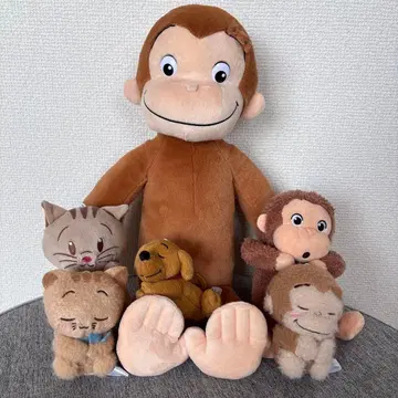 호기심 많은 조지 봉제 인형 세트