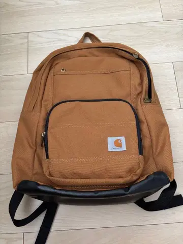 Carhartt 브라운 스쿨 백팩