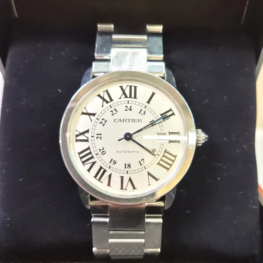 까르띠에 롱드솔로시계 XL 42mm 사진 2