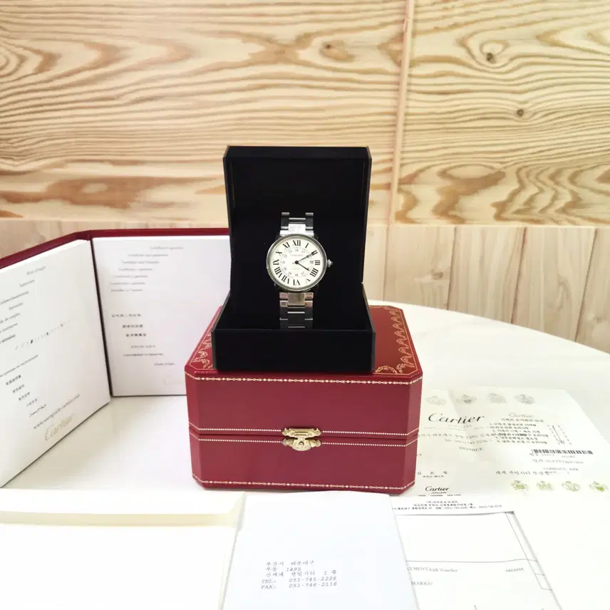 까르띠에 롱드솔로시계 XL 42mm 사진 3