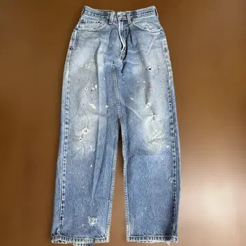 Levi's 550 데미지 데님 리메이크 스커트 W34 L32