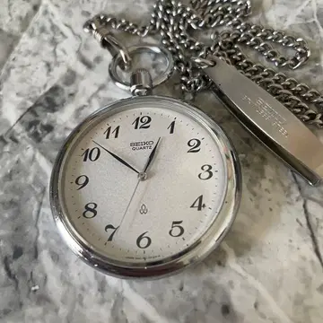 [ 작동품 ] SEIKO 세이코 회중시계 쿼츠 7121-0010