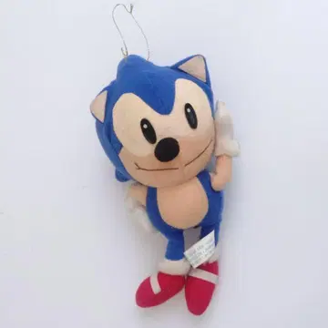 레어 소닉 더 헤지혹 봉제 인형 1991 SEGA 레트로