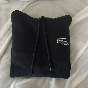 LACOSTE 라코스테 남성용 후드티 블랙 와니 로고 M