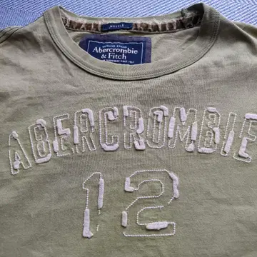 Abercrombie & Fitch 올리브 티셔츠 L