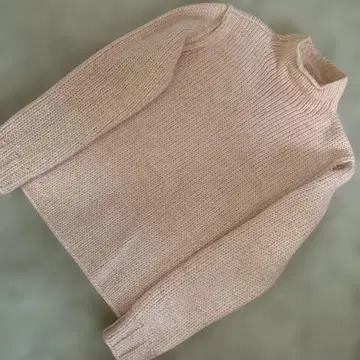 JIL SANDER 터틀넥 니트 M 라이트 핑크