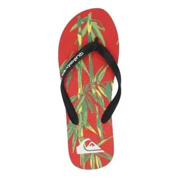 Quiksilver 대나무 패턴 비치 샌들