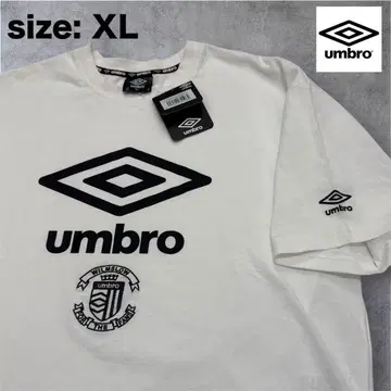 [택 포함] UMBRO (엄브로) 빅 로고 T셔츠 화이트 XL