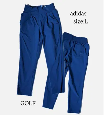 adidas 네이비 슬림핏 팬츠 허리밴딩