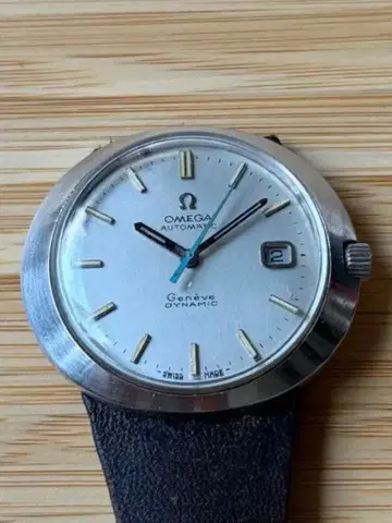 OMEGA Geneve Dynamic 다이내믹 자동 와인딩 시계 실버