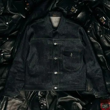 schott x Lee 대전 모델 데님 자켓
