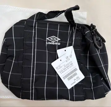 [ 새상품 ] UMBRO 엄브로 체크 숄더백 미니 보스턴 백