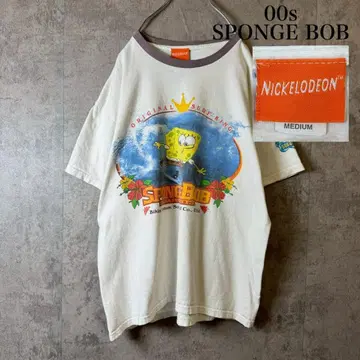 00s 스펀지밥 링거 셔츠 Y2K vintage 구제 의류 PM357