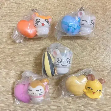 꼬마햄찌 스윙 마스코트 전 5종 컴플리트
