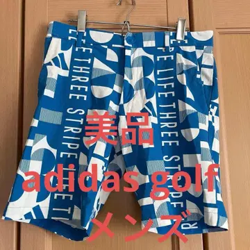 아디다스 골프 기하학 패턴 숏팬츠 골프 팬츠 허리 82