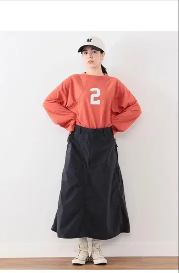 BEAMS BOY 밀리터리 스커트 빔즈 보이