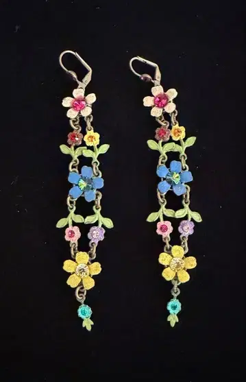 미하엘 네그린 Michal Negrin 멀티 컬러 롱 귀걸이