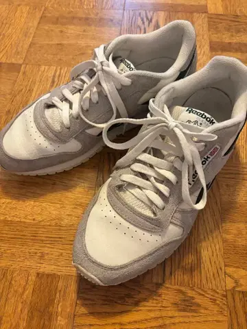 Reebok 정품 클래식 레더 화이트/그레이/그린