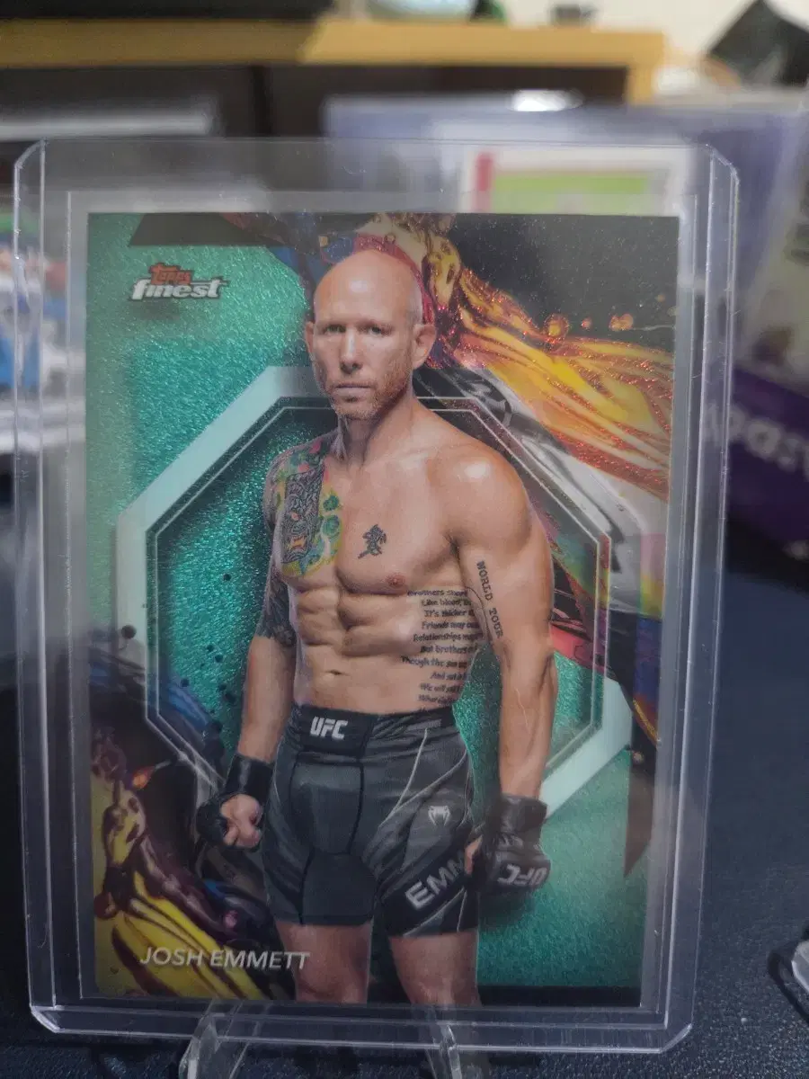 UFC) Topps Finest 조쉬 에멧 UFC 리플렉터