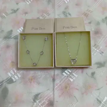 PURE DAYS 목걸이 & 팔찌 세트