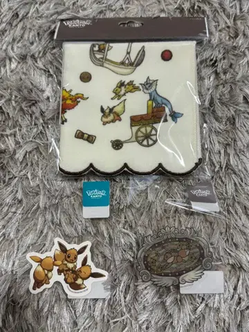 포케파크 관동 손수건 씰 스티커 부이브이보야주 이브이