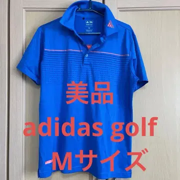 아디다스 골프 CLIMACOOL 남성용 피케 셔츠 M 블루