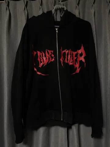 LOVEKILLER 고양이 귀 지퍼 후드티 서브컬쳐 지뢰