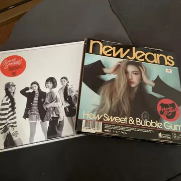 2개 세트 NewJeans How Sweet 앨범 트레이딩 카드 포함