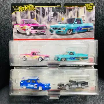 Hot Wheels 프리미엄 금속제 미니카 4대 세트 하드 바디 닛산