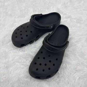 Crocs 블랙 클래식 클로그 샌들 여름 해변 28cm