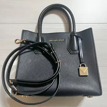 MICHAEL KORS 미니 토트백 가죽 블랙