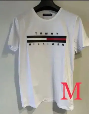 TOMMY HILFIGER 화이트 T셔츠 M