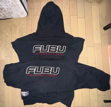 FUBU 레어 블랙 셋업 xl