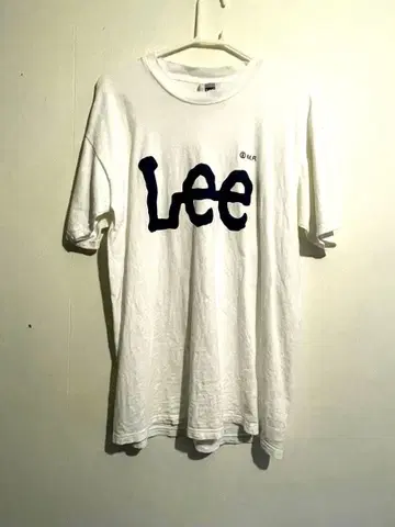 90s USA제 Lee 빅 로고 T셔츠 L 헤비 웨이트 빈티지