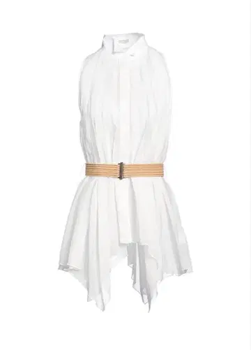 BRUNELLO CUCINELLI 비대칭 셔츠