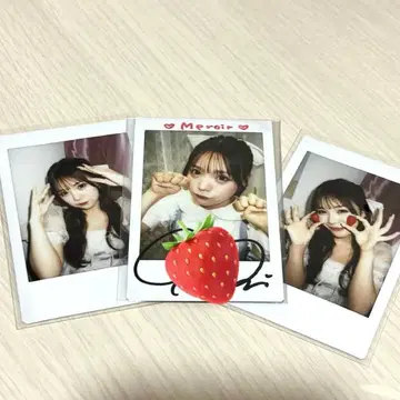 후루사와 리사 친필 사인 폴라로이드 Me roir